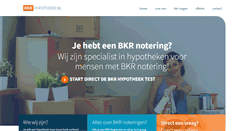 Desktop Screenshot of bkrhypotheek.nl